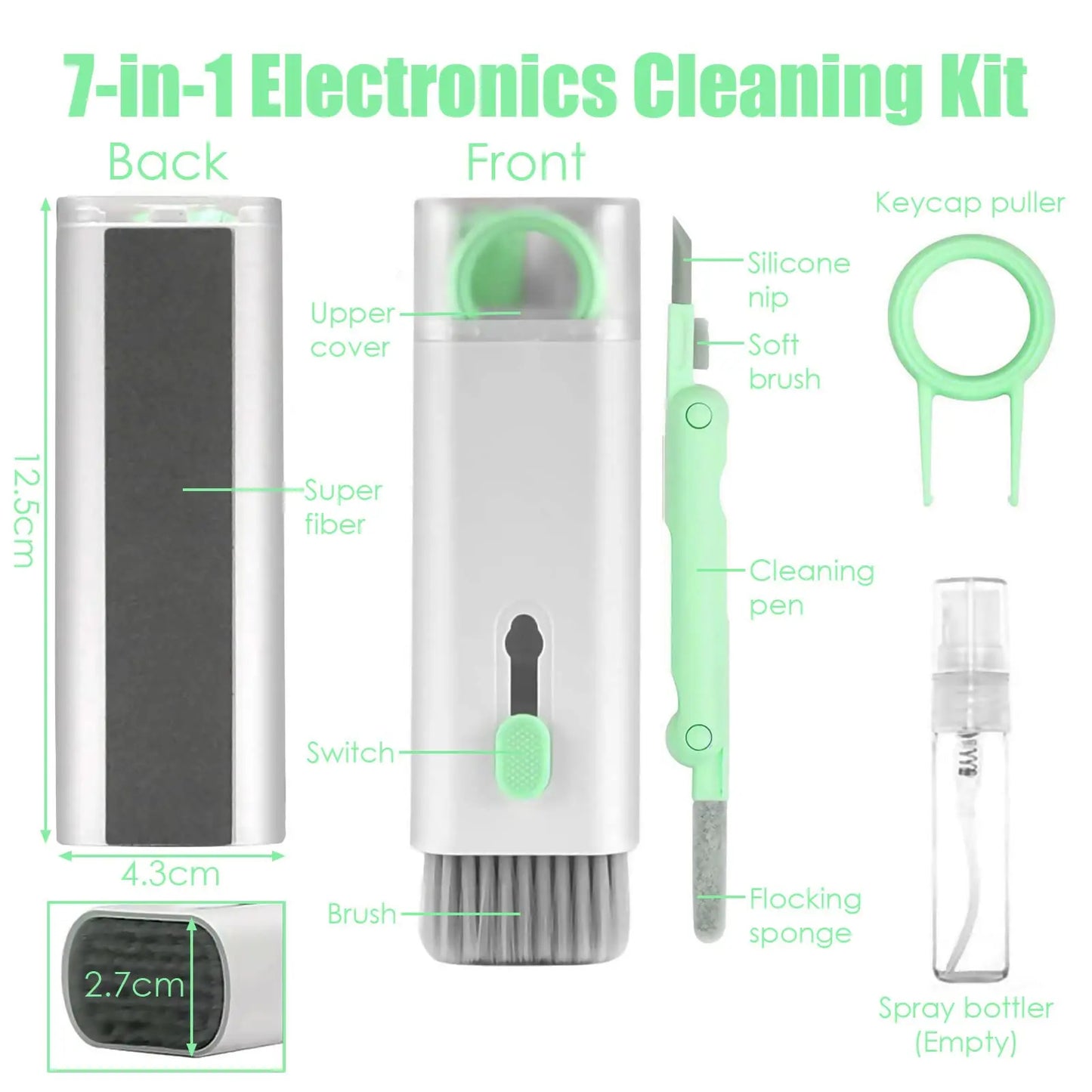 Keyboard & earphones Etc Clean & Care 7-in-1 Kit